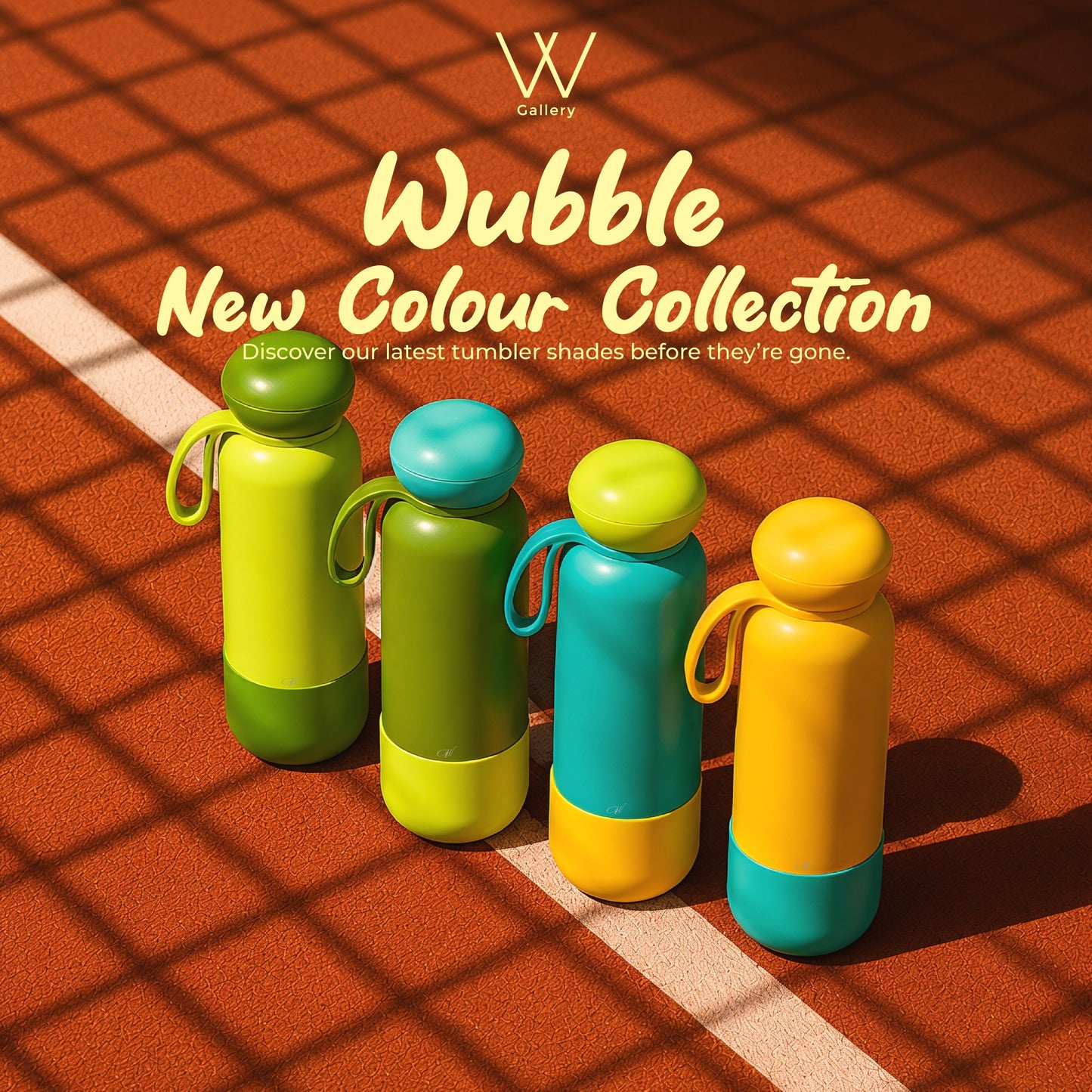 Wubble Water Bottle Courtside Series 740ml