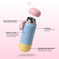 W Gallery Dream Series 740ml Wubble Water Bottle