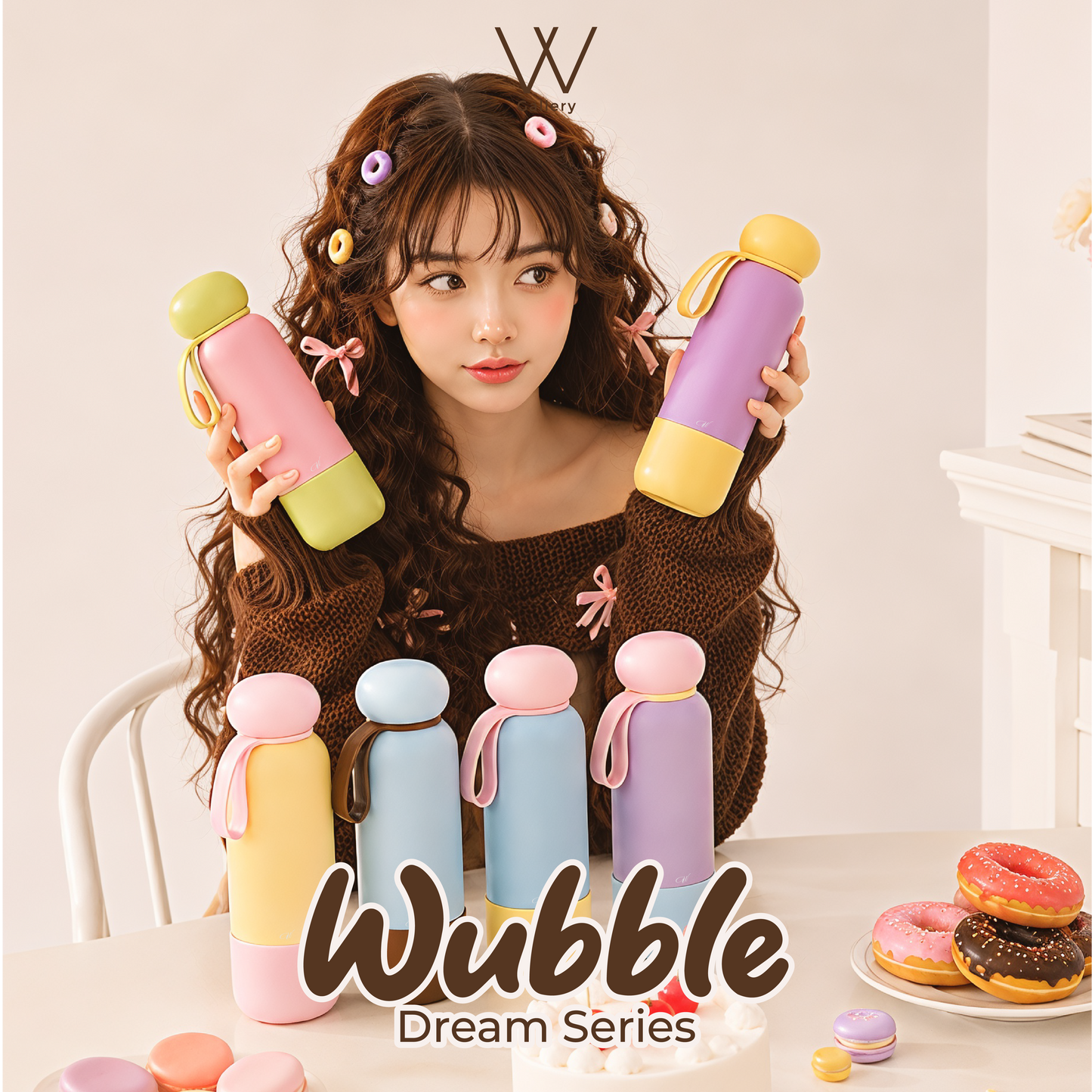 W Gallery Dream Series 740ml Wubble Water Bottle
