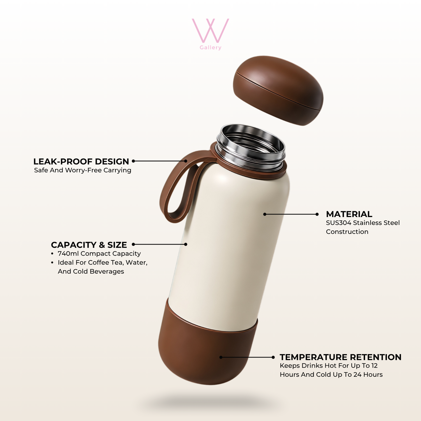 Wubble Bottle Bloom Series 740ml