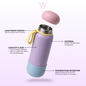 W Gallery Dream Series 740ml Wubble Water Bottle
