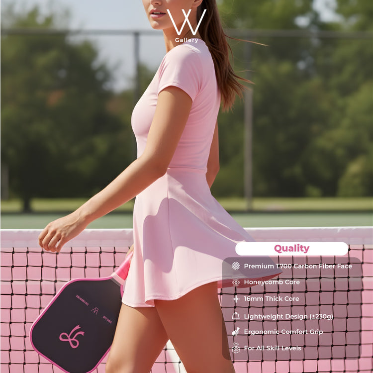 Pink Bow - T700 Carbon Fiber