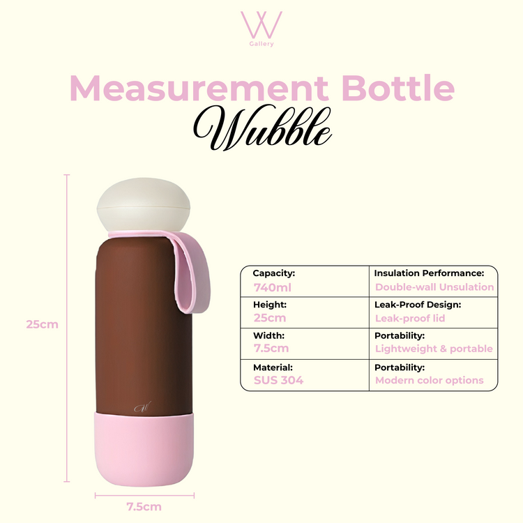 Free Engrave Wubble Bottle Bloom Series 740ml