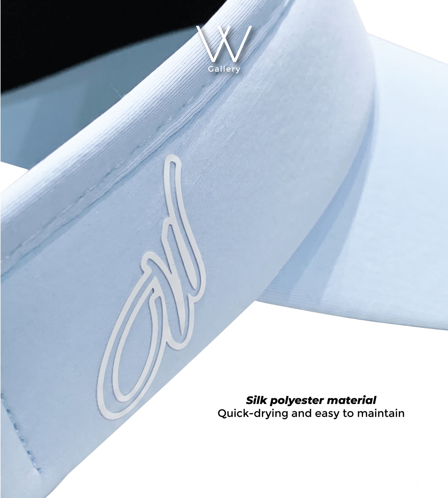 Apex Visor Cap Silk Polyester