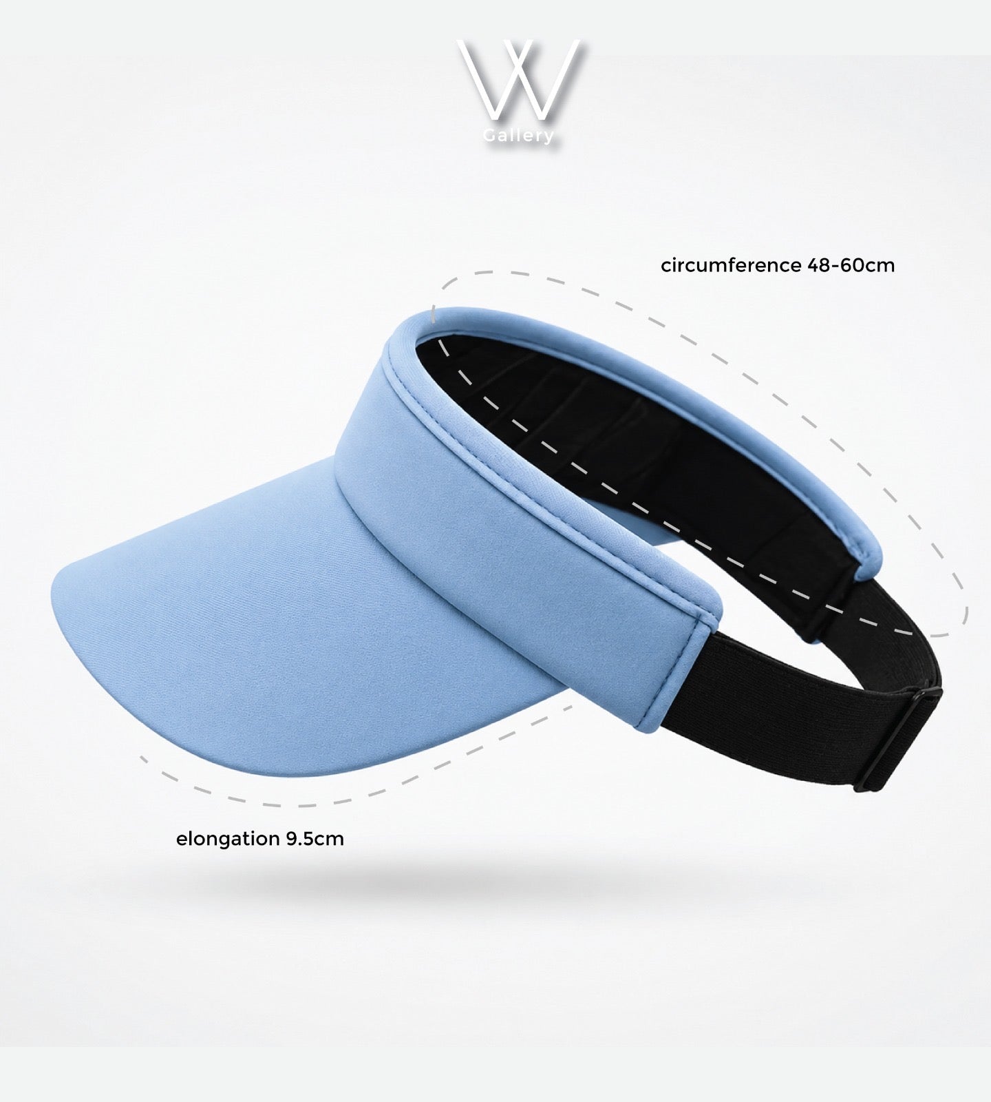 Apex Visor Cap Silk Polyester