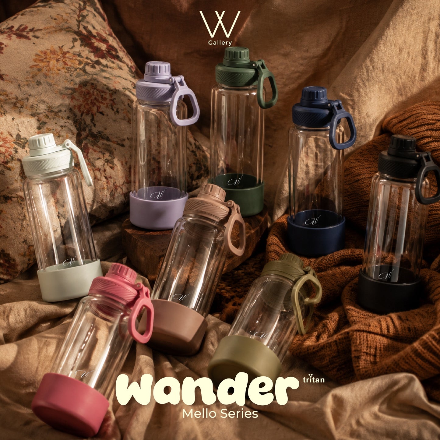 Wander Tritan Bottle Mello Series 1000ml