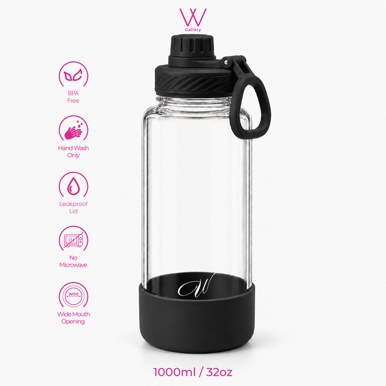 Wander Tritan Bottle - Black 1000ml