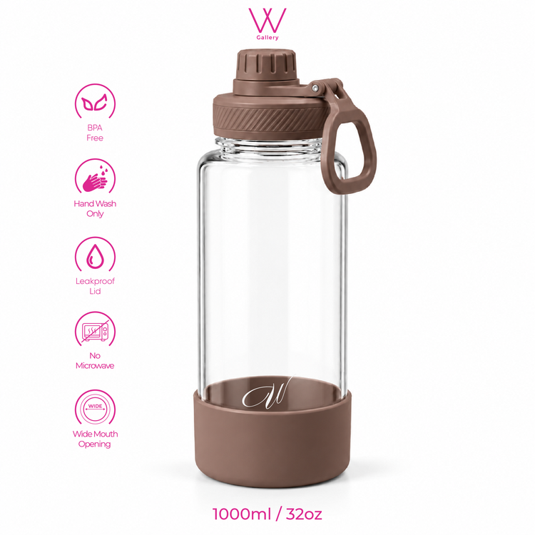 Wander Tritan Bottle - Light Brown 1000ml