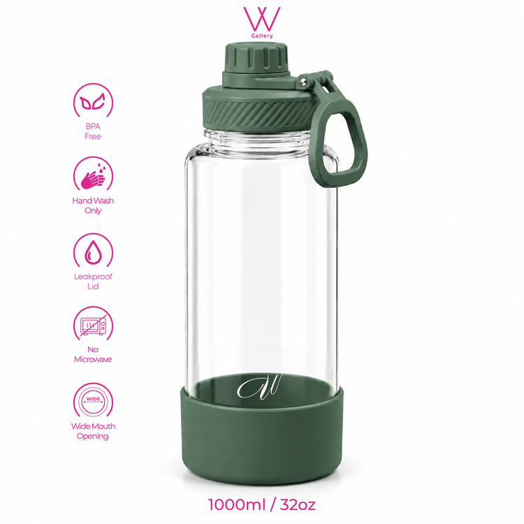 Wander Tritan Bottle - Moss Green 1000ml