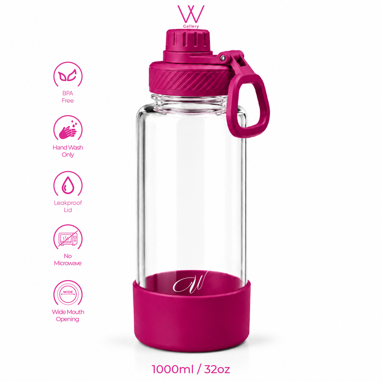Wander Tritan Bottle - Magenta 1000ml