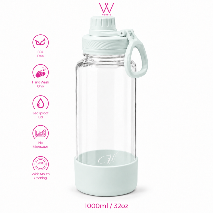 Wander Tritan Bottle - Bluish White 1000ml