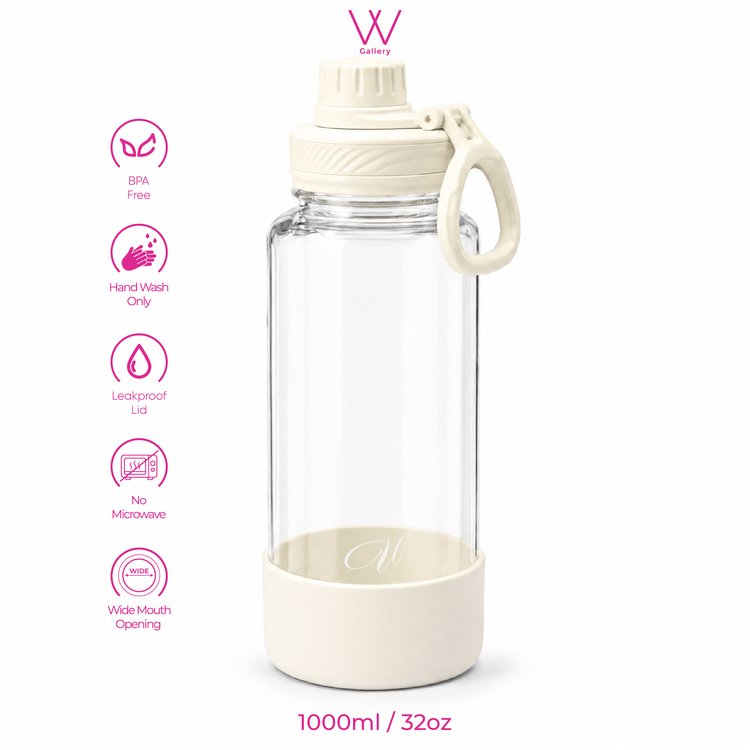 Wander Tritan Bottle - Ivory 1000ml