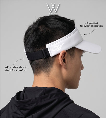 Apex Visor Cap Silk Polyester