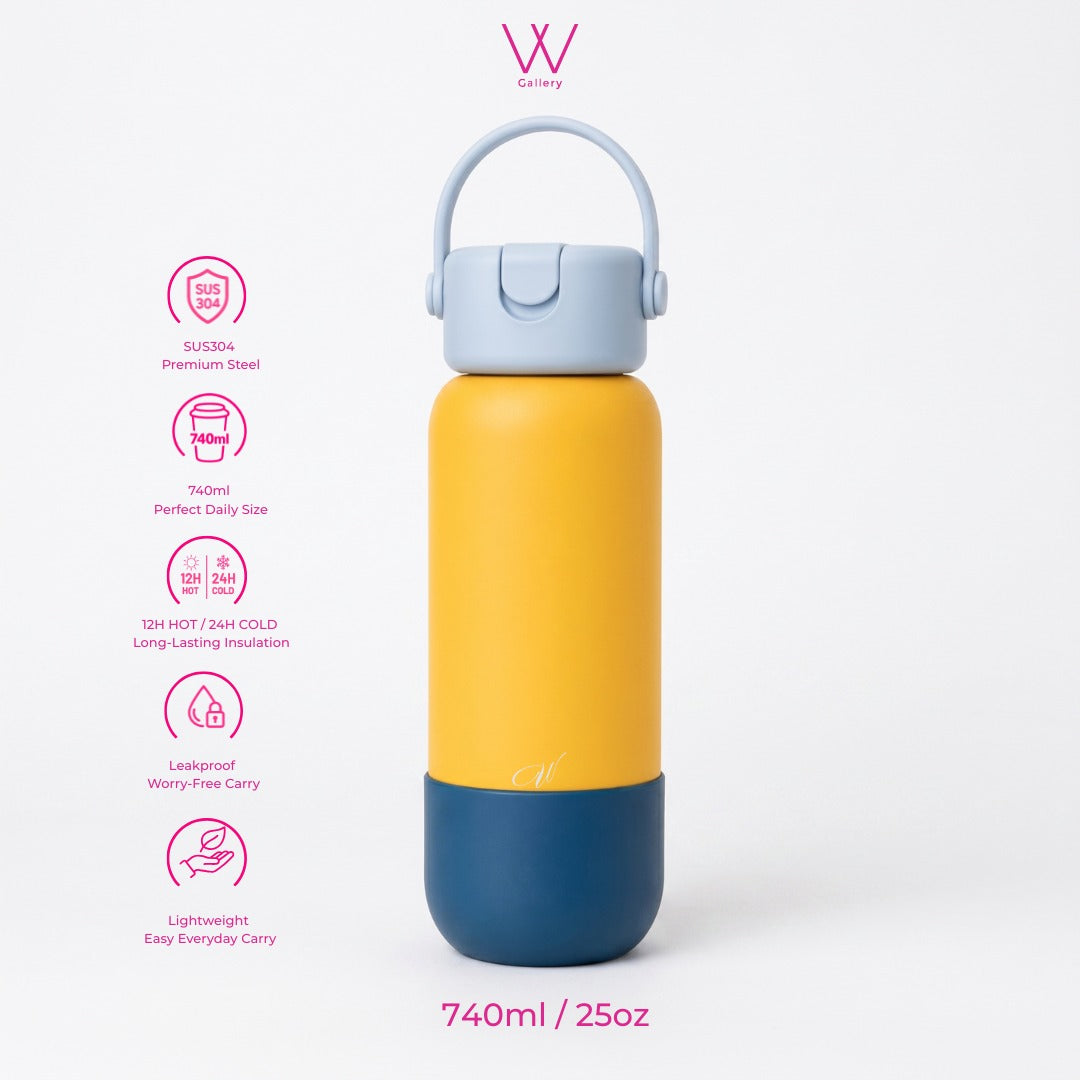 Free Engrave Wubble Bottle Bloom Series 740ml