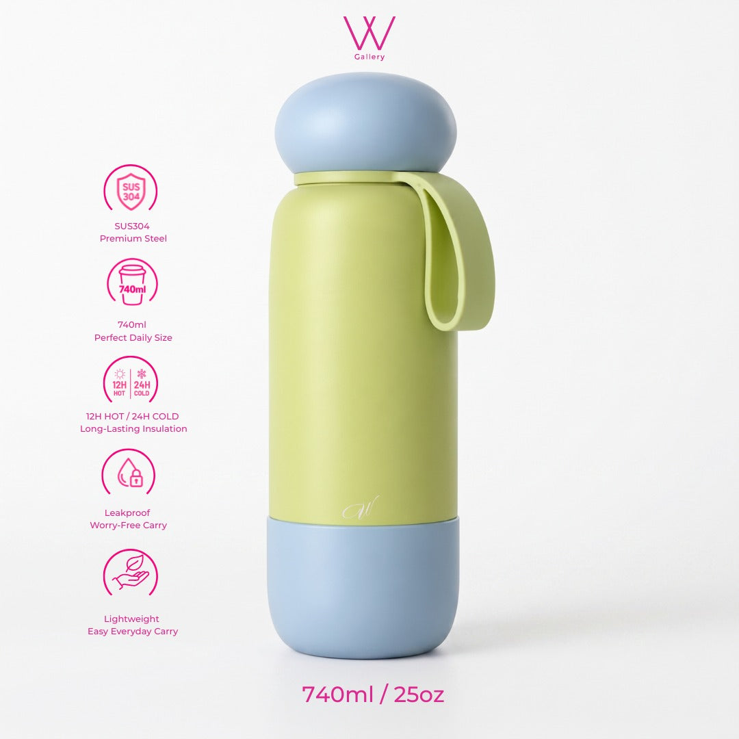 Free Engrave Wubble Bottle Bloom Series 740ml