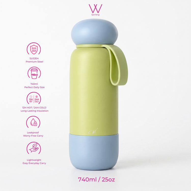 Free Engrave Wubble Bottle Bloom Series 740ml