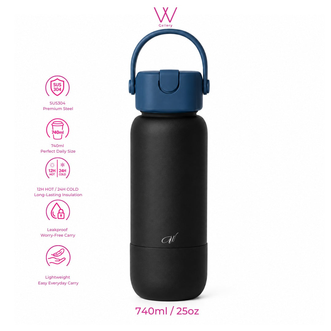 Free Engrave Wubble Bottle Bloom Series 740ml