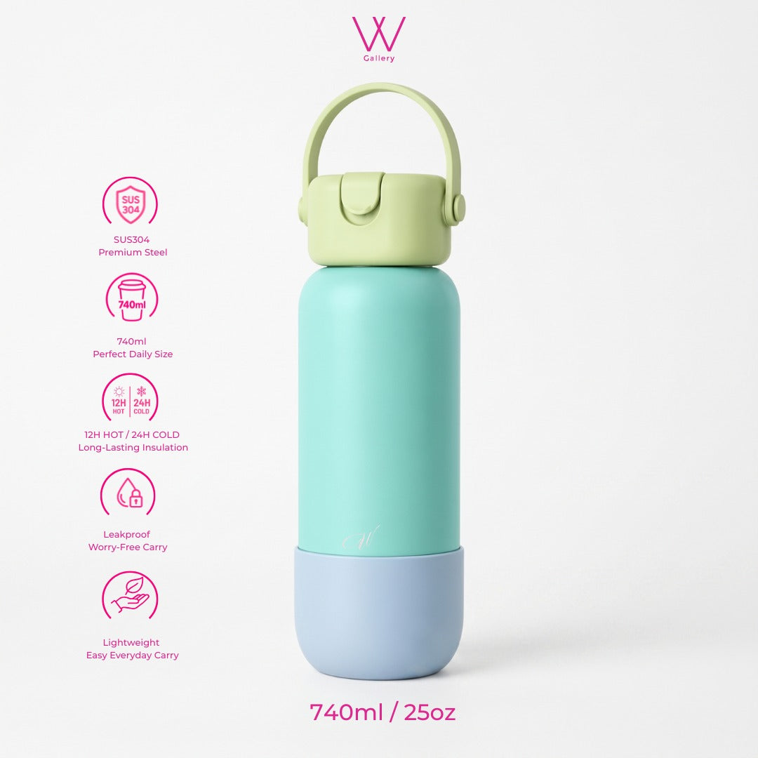Free Engrave Wubble Bottle Bloom Series 740ml