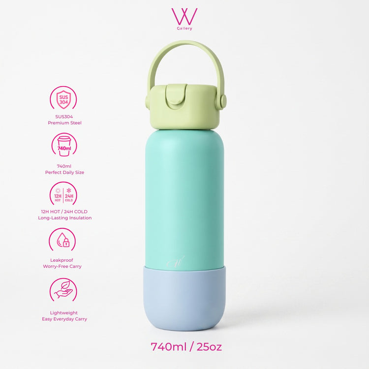 Free Engrave Wubble Bottle Bloom Series 740ml