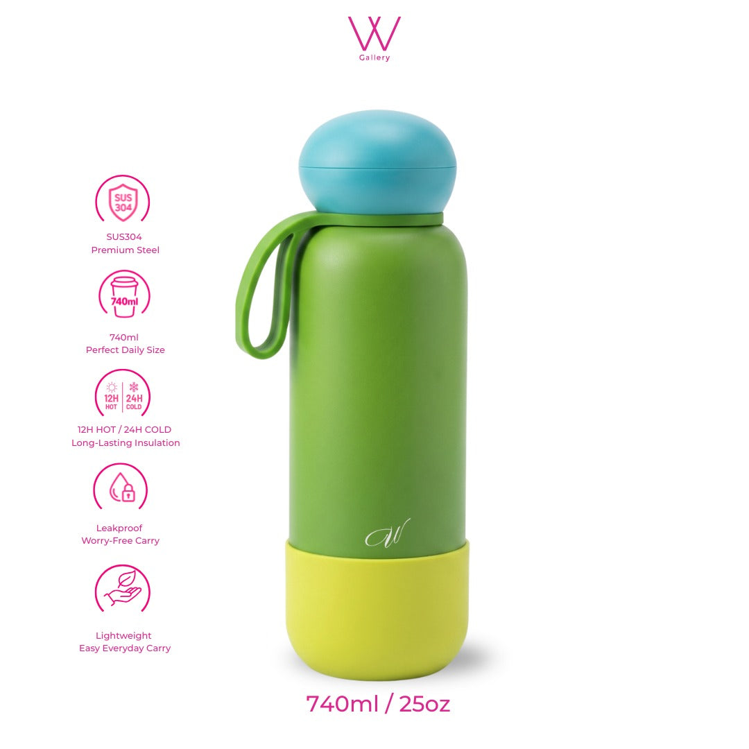 Free Engrave Wubble Water Bottle Courtside Series 740ml