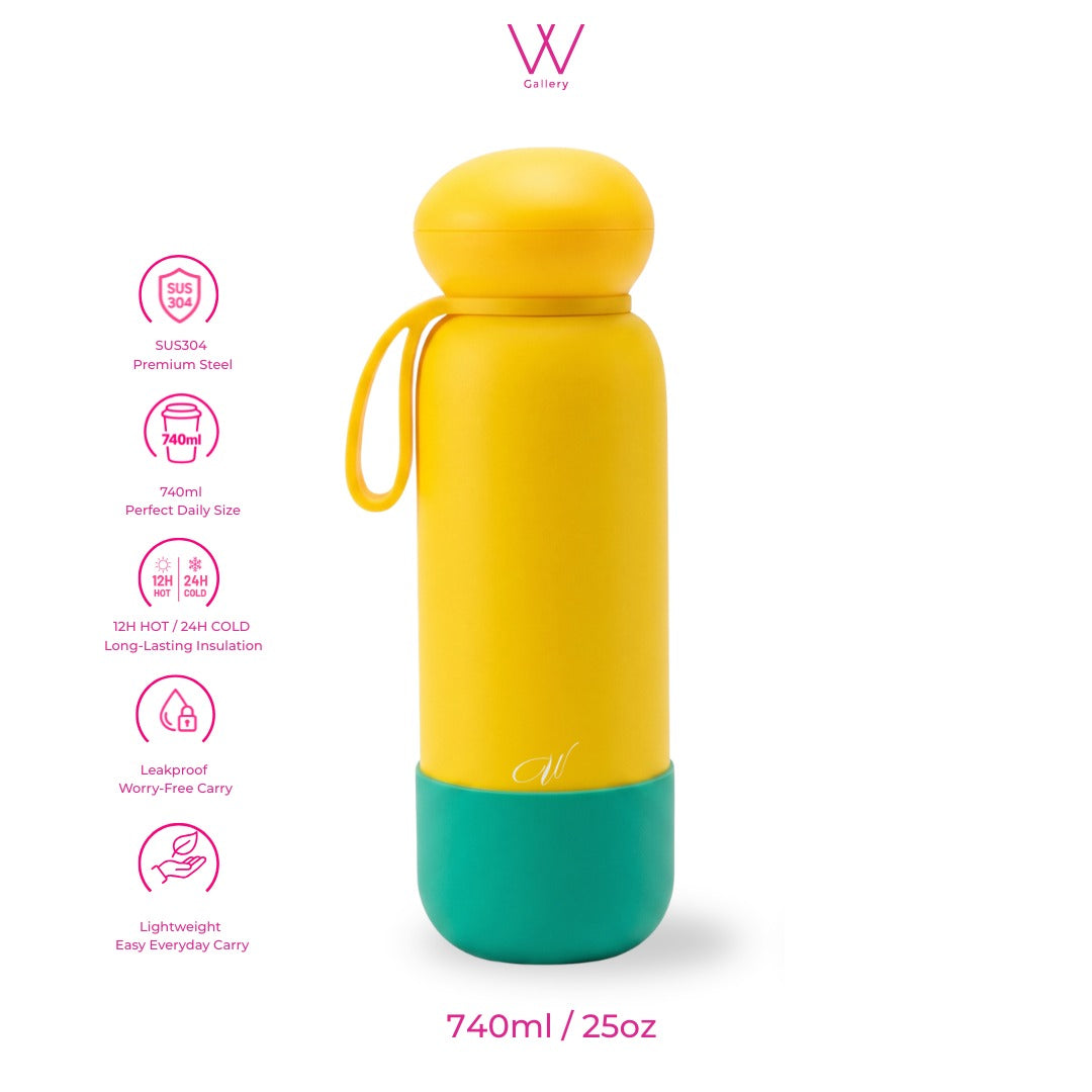 Free Engrave Wubble Water Bottle Courtside Series 740ml