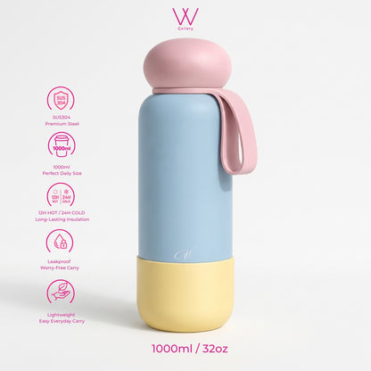 Free Engrave Wubble Water Bottle Dream Series 1000ml