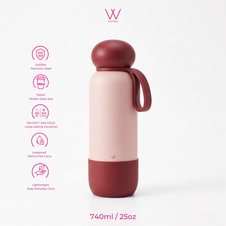 SUS 304 Stainless Steel - Raspberry Wubble 740ml