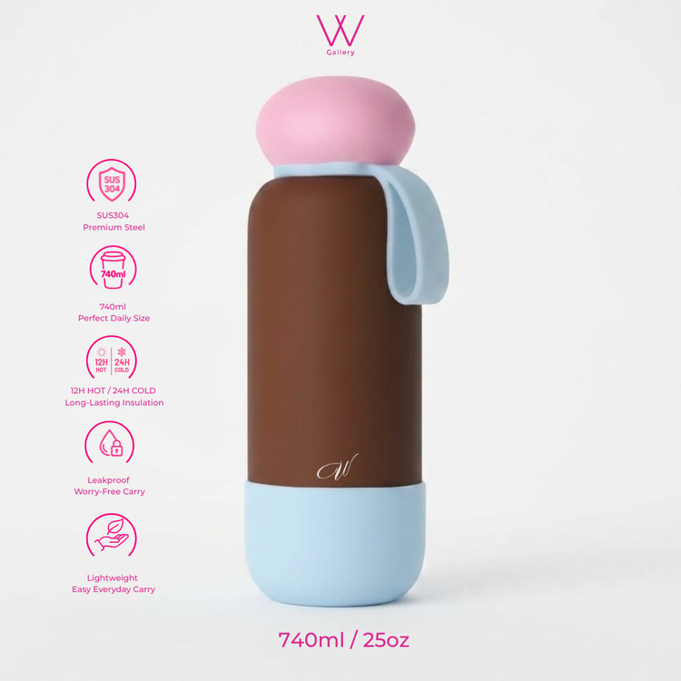 SUS 304 Stainless Steel - Cocoa Mint Wubble 740ml