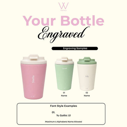 Free Engrave Pastel Luna Coffee Mug 340ml