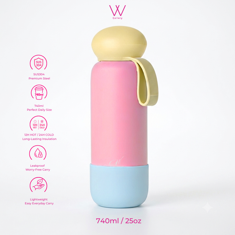 SUS 304 Stainless Steel - Puding Wubble 740ml